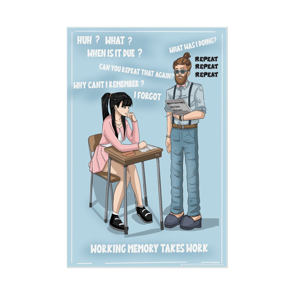 🧠 Strengthen Students’ “Mental Sticky Notes” with This Working Memory Poster!