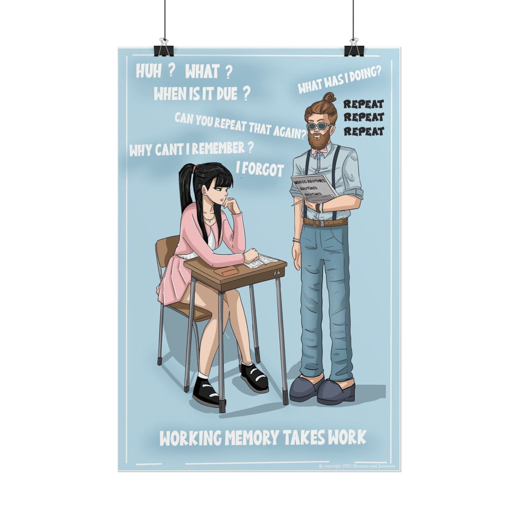 🧠 Strengthen Students’ “Mental Sticky Notes” with This Working Memory Poster!