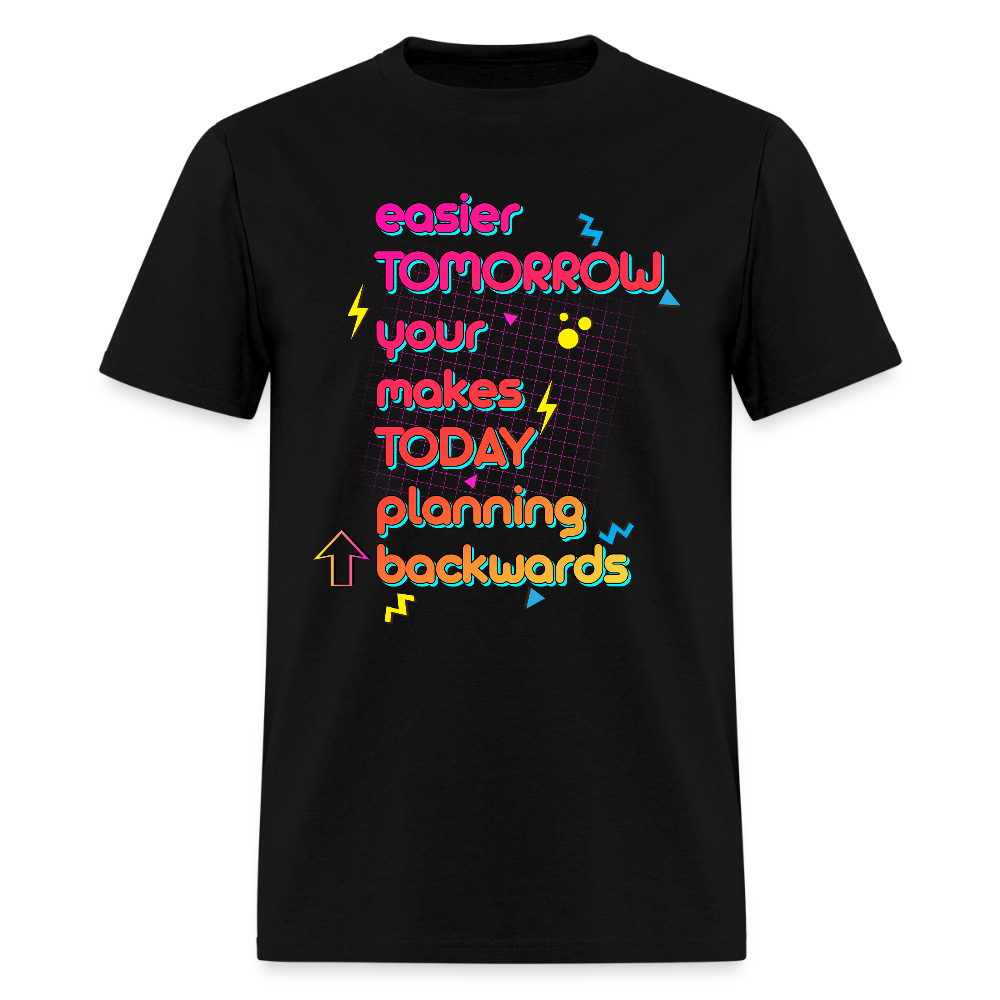 Backwards Planning for Tomorrow - black