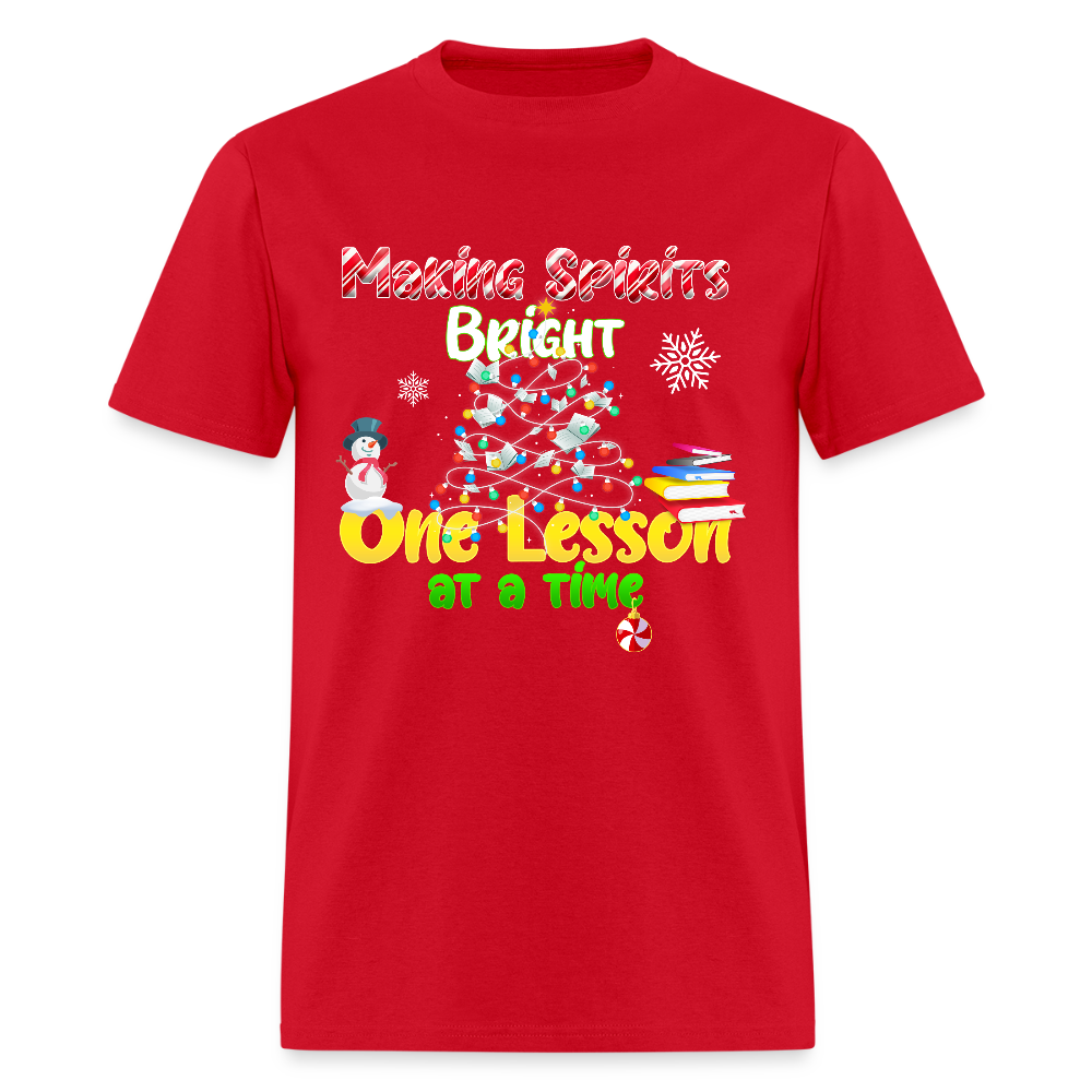 ✨ Making Spirits Bright One Lesson at a Time - red
