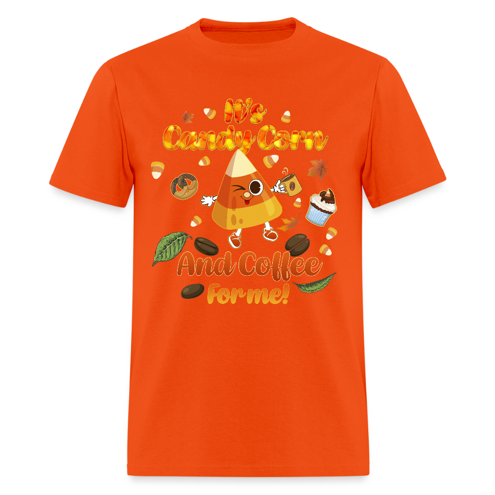 October Fun is Candy Corn - orange