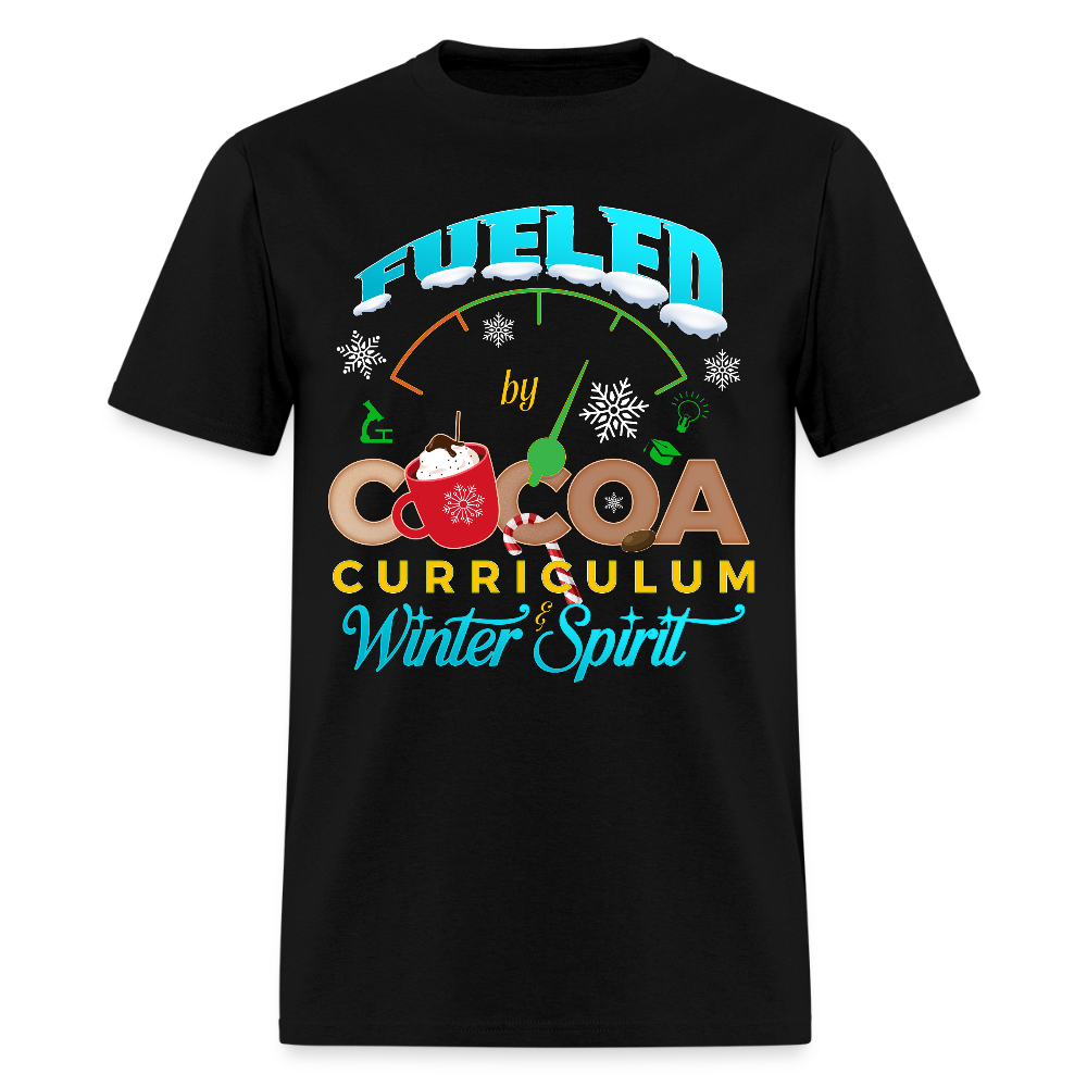 ☕❄️ Fueled by Cocoa & Winter Spirit - black