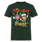 Candy Apples and Coffee - forest green