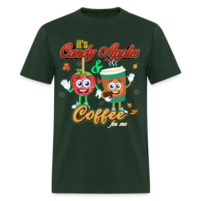 Candy Apples and Coffee - forest green
