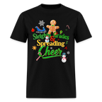 🎄 Sleighing Grades & Spreading Cheer — Holiday Teacher Tee ✏️✨ - black
