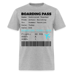 Your boarding pass to peace, quiet, and no lesson plans! - heather gray