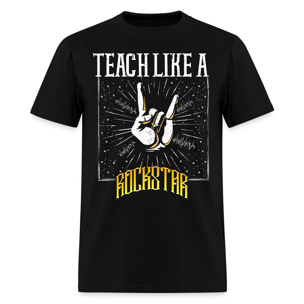 Teacher Gives a New Name to Rocking Out! - black