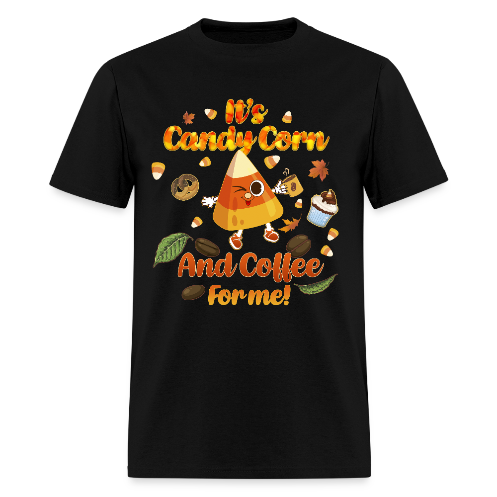 October Fun is Candy Corn - black
