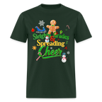 🎄 Sleighing Grades & Spreading Cheer — Holiday Teacher Tee ✏️✨ - forest green