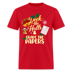 🎄 Deck the Halls & Grade the Papers - red