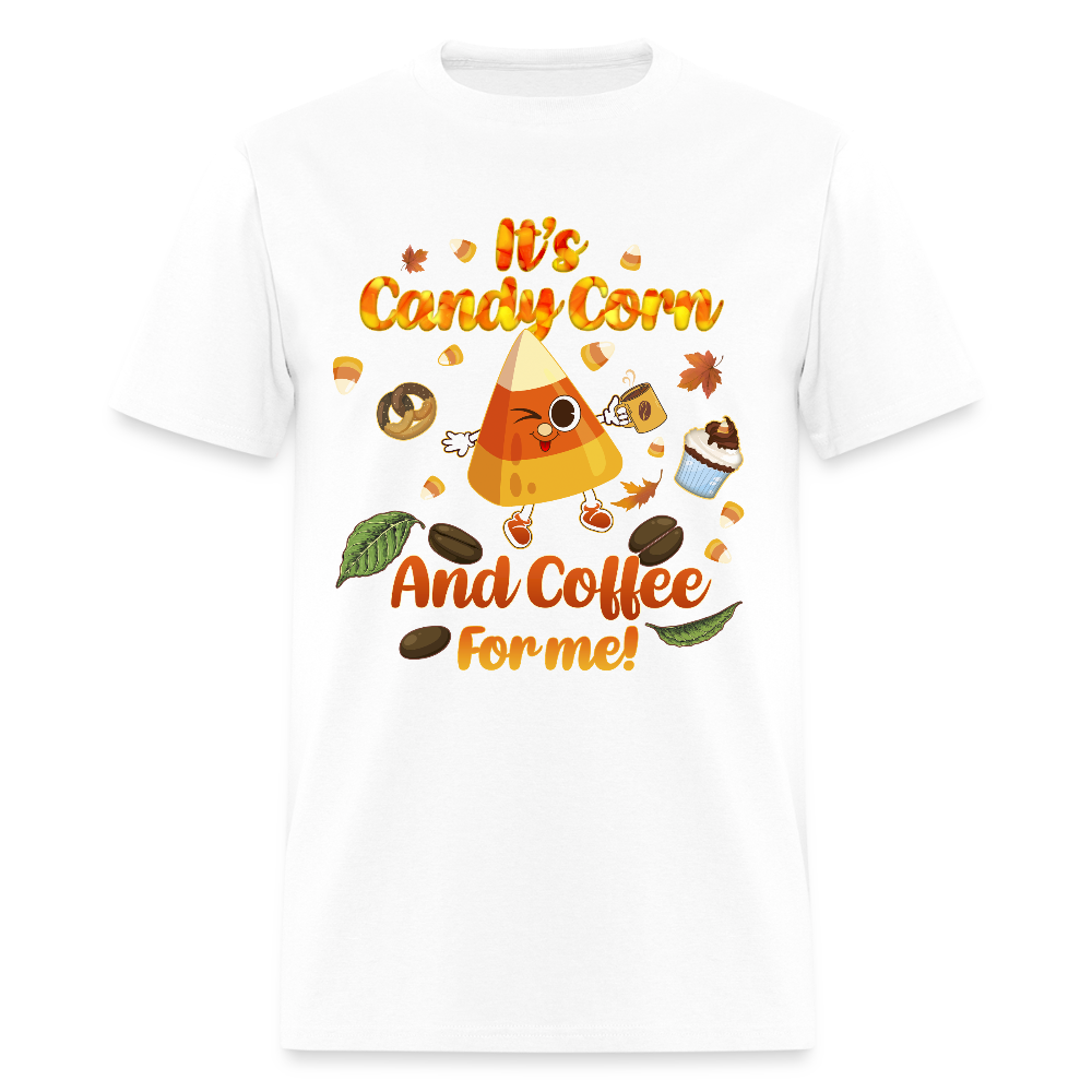 October Fun is Candy Corn - white