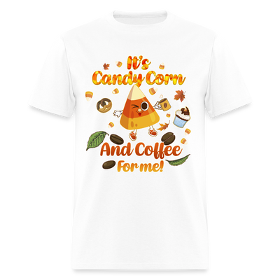 October Fun is Candy Corn - white