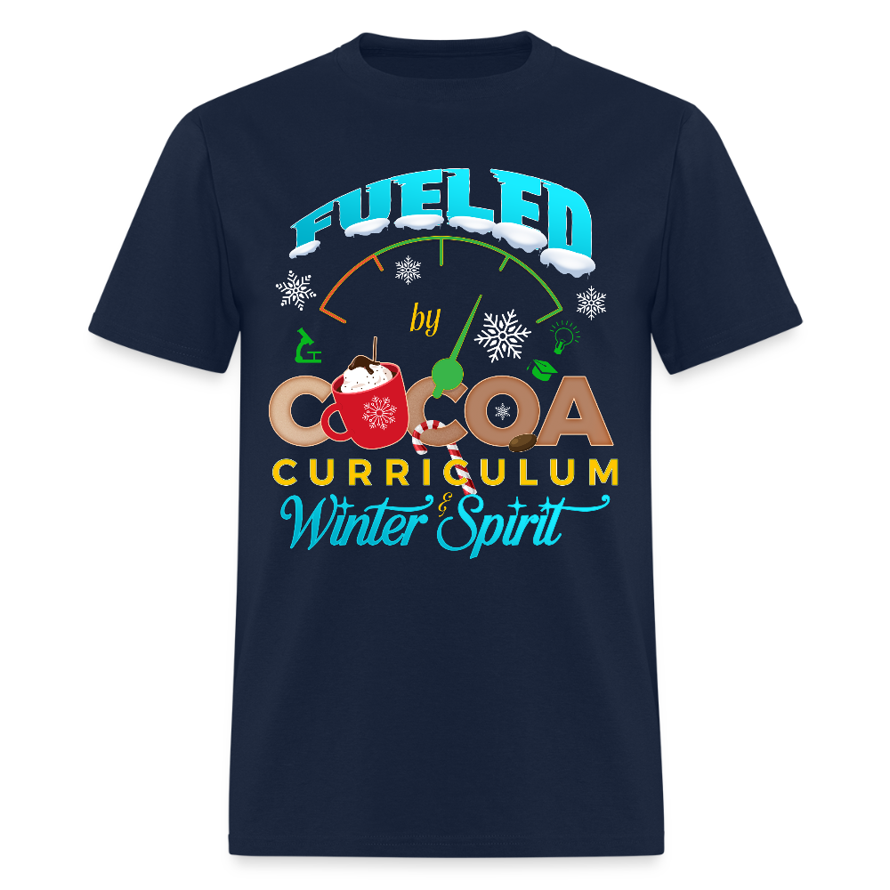 ☕❄️ Fueled by Cocoa & Winter Spirit - navy