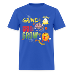Grit, Grind, Grow - royal blue