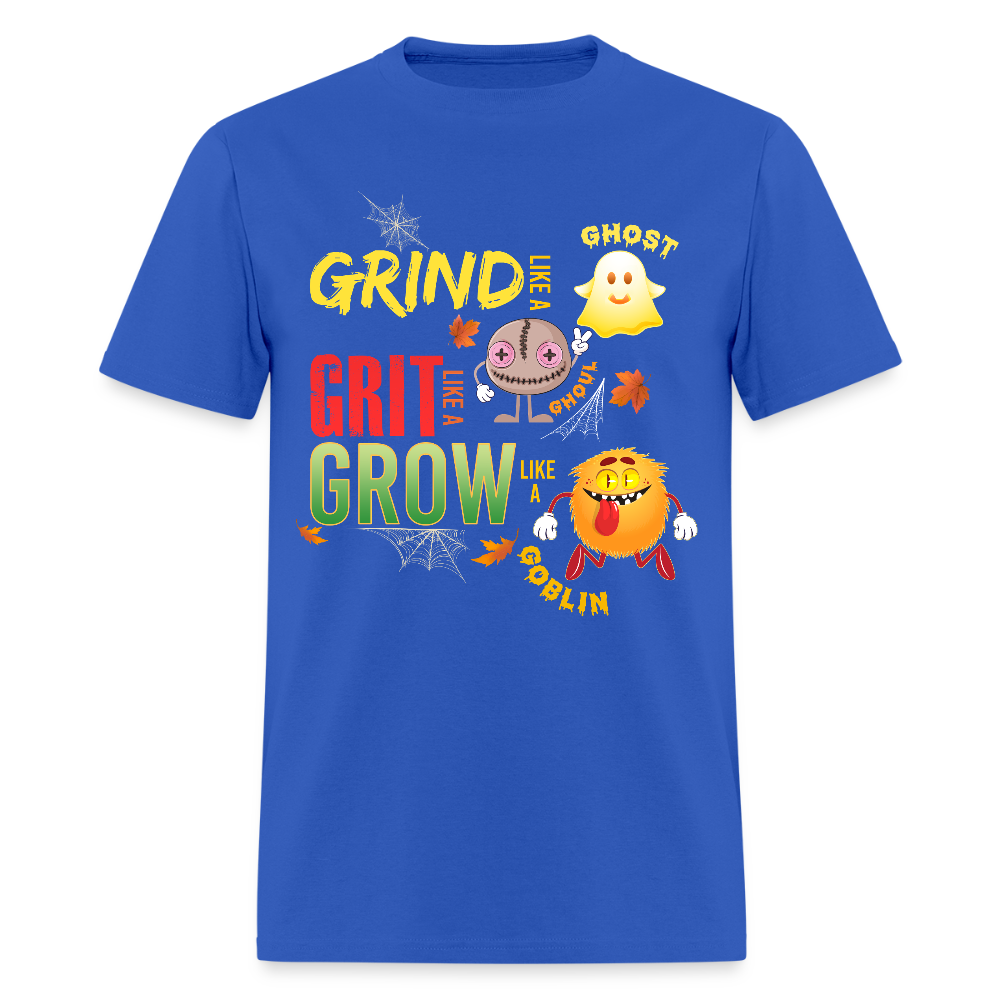 Grit, Grind, Grow - royal blue
