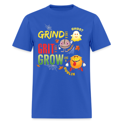 Grit, Grind, Grow - royal blue