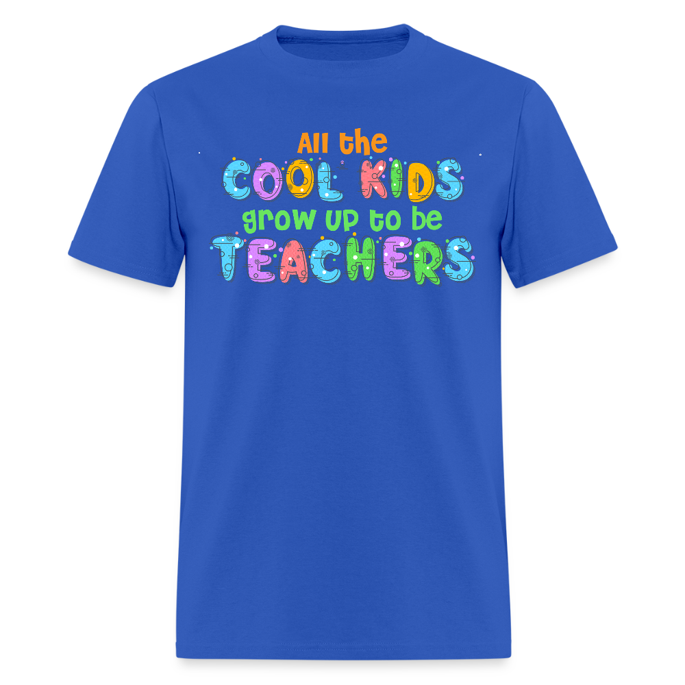 Cool then. Cooler now. - royal blue