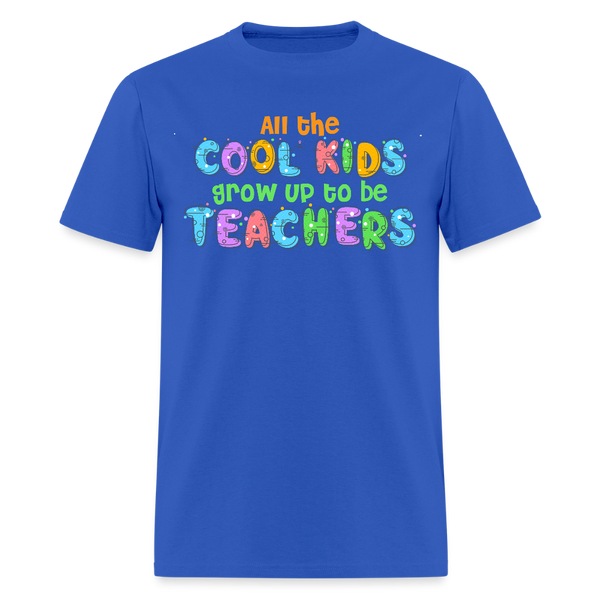 Cool then. Cooler now. - royal blue