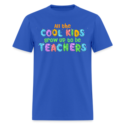 Cool then. Cooler now. - royal blue