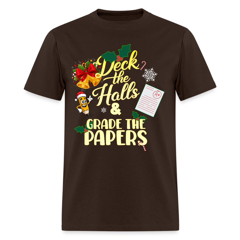 🎄 Deck the Halls & Grade the Papers - brown