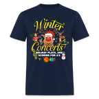 🎄 Winter Concerts, Holiday Plays & Scoring A+ — Holiday Teacher Tee ✏️✨ - navy