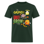 Grit, Grind, Grow - forest green
