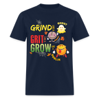 Grit, Grind, Grow - navy