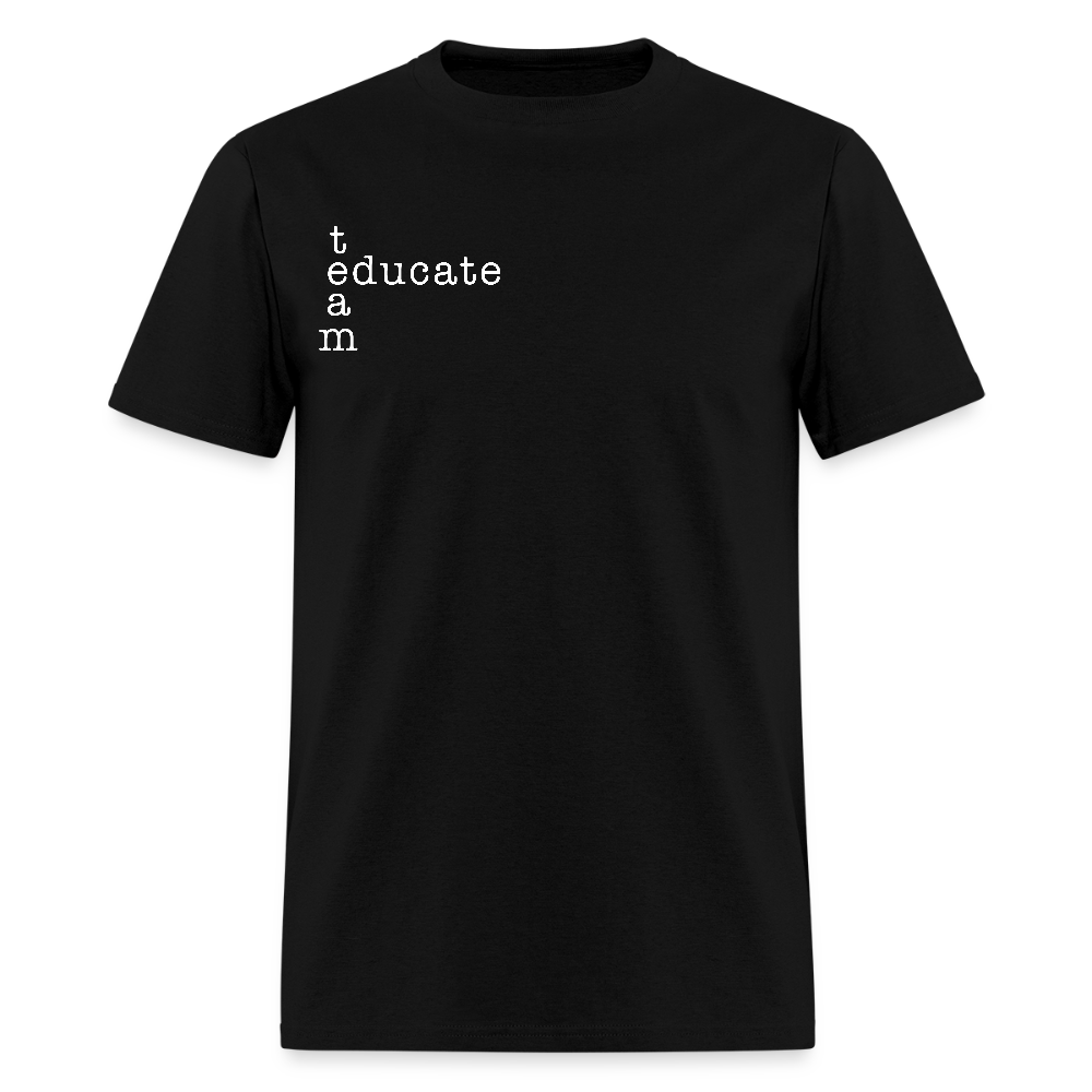 One team. One mission. Every student. - black