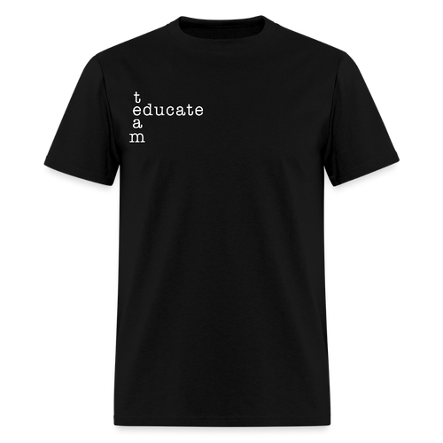 One team. One mission. Every student. - black