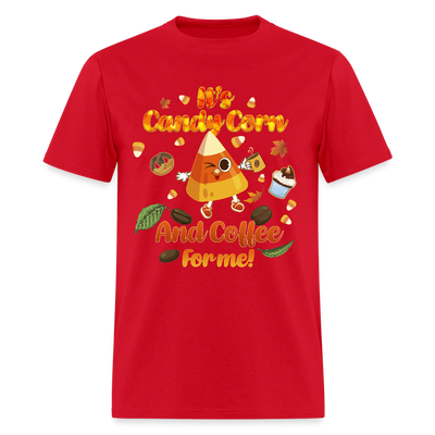 October Fun is Candy Corn - red