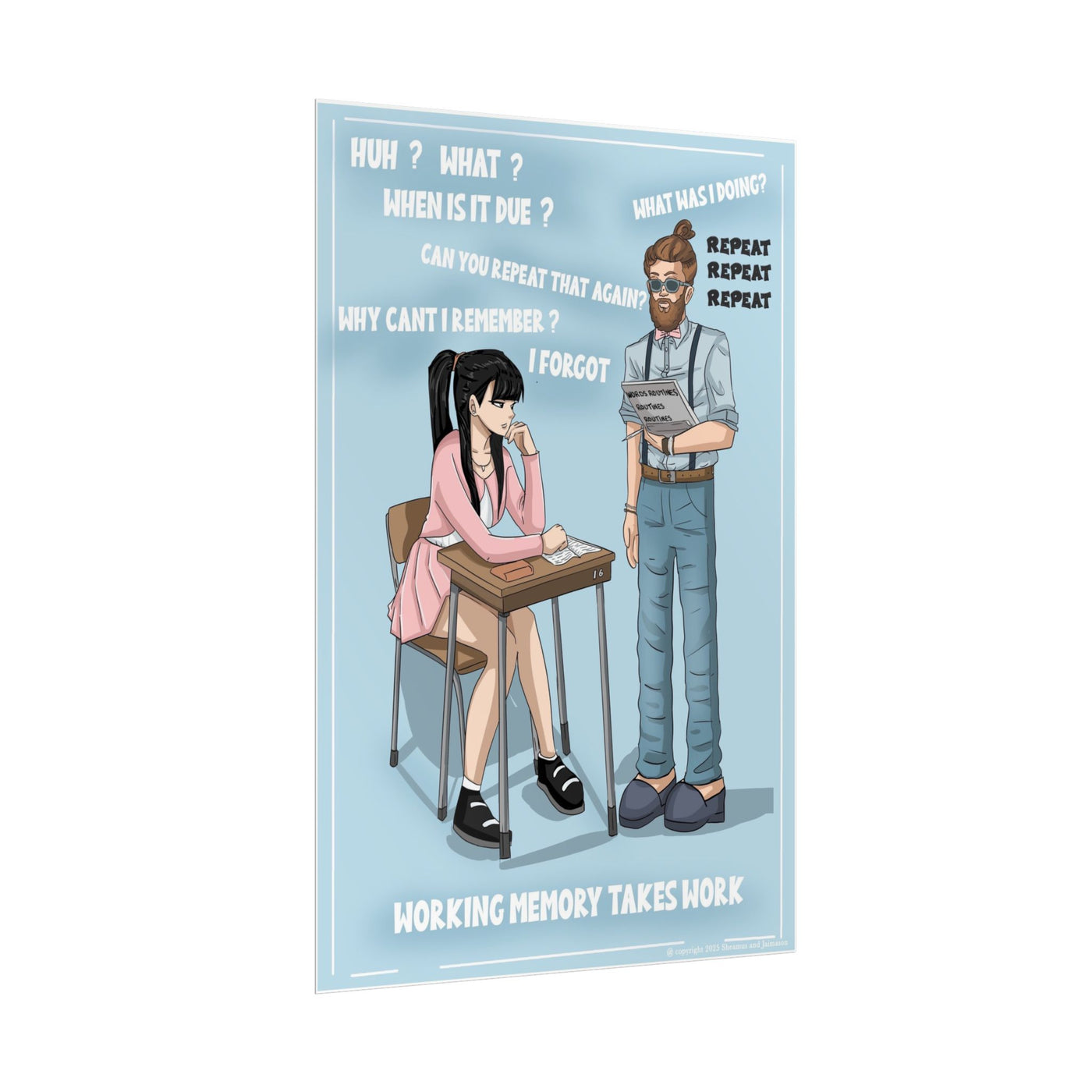 🧠 Strengthen Students’ “Mental Sticky Notes” with This Working Memory Poster!